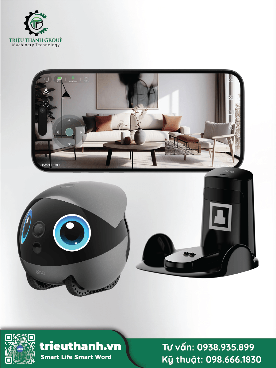 Robot Camera EBO Air 2 Plus – Robot Giám Sát Thông Minh AI Thế Hệ Mới - Ảnh 2
