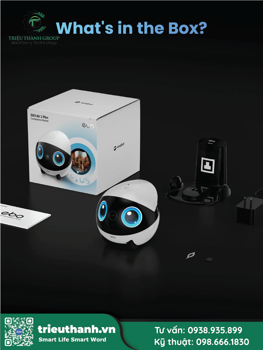 Robot Camera EBO Air 2 Plus – Robot Giám Sát Thông Minh AI Thế Hệ Mới - Ảnh 3